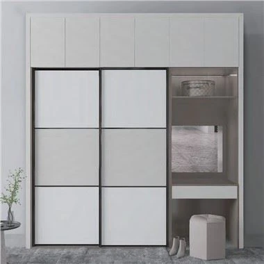 Imitation Wood Aluminum Wardrobe