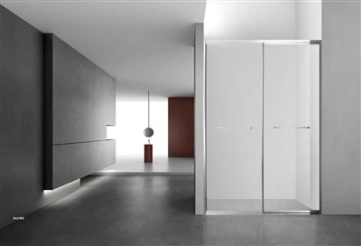 Horizontal Handrails Sliding Door Shower Room