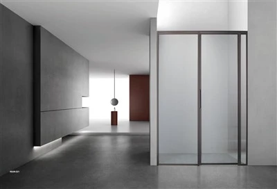 The Curved Plate Handle Shower Room